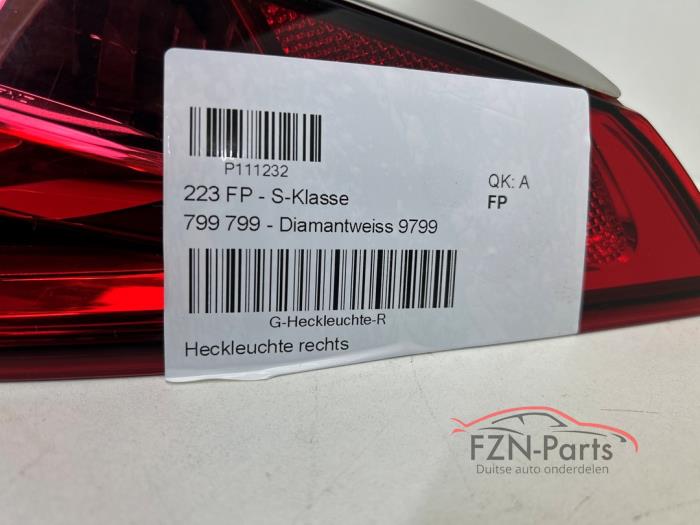 Mercedes-Benz S-Klasse W223 Achterlicht Rechts