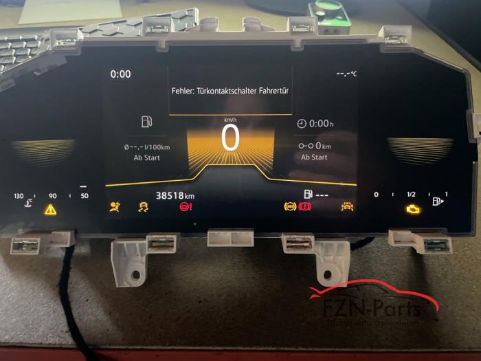 VW Touran 5TA Digitale kilometerteller Digital dash tacho