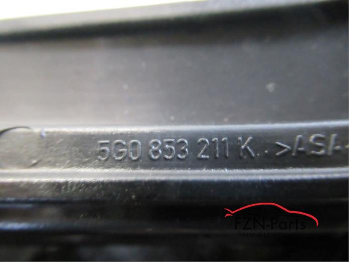 VW Golf 7 Facelift GTI GTD Bumper rooster mistlamp afdekking Links