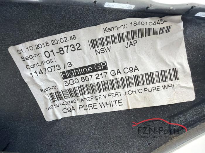 VW Golf 7 Facelift voorbumper High-Line Chrome Mistlampen