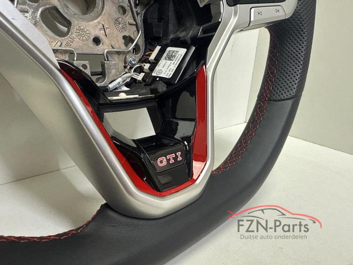 VW Golf 8 GTI Stuur Leer Leder Rood Stiksel MF+F1+ACC