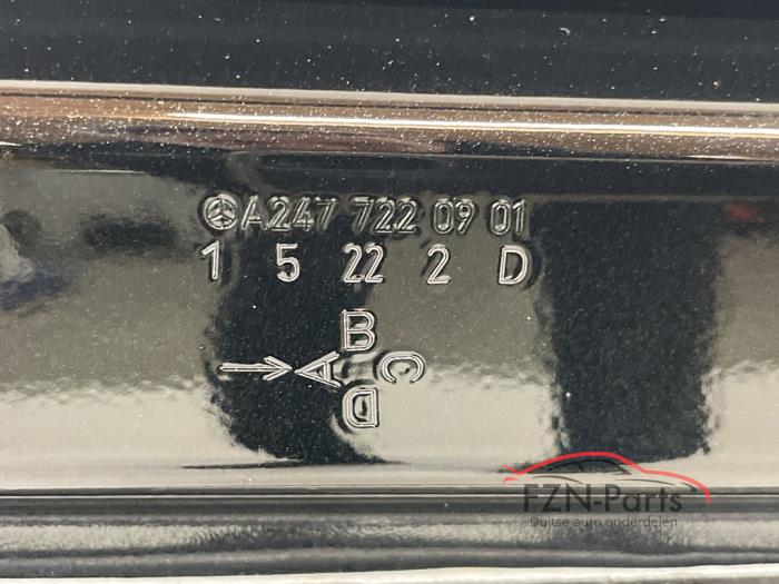 Mercedes-Benz X247 GLB-Klasse Portier Links-voor Zwart Chroom
