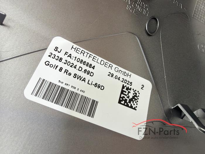 VW Golf 8 5H Spiegelkap set Links + rechts Chroom Side-assist