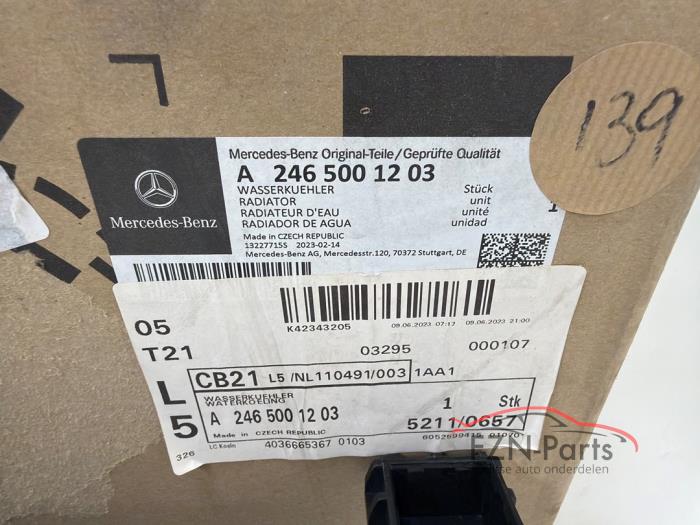 Mercedes-Benz W246 B-Klasse Radiateur NIEUW
