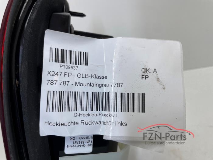 Mercedes-Benz X247 GLB-Klasse Achterlicht Links Achterklep