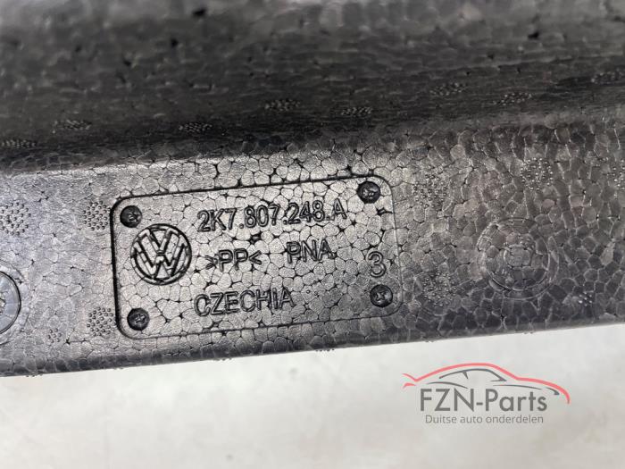 VW Caddy 2K7 Bumperbalk voorzijde met onderstrip+ schuim compleet