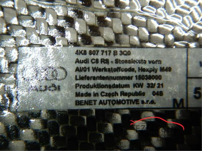 Audi RS6 RS7 C8 Carbon Inleg Voorbumper