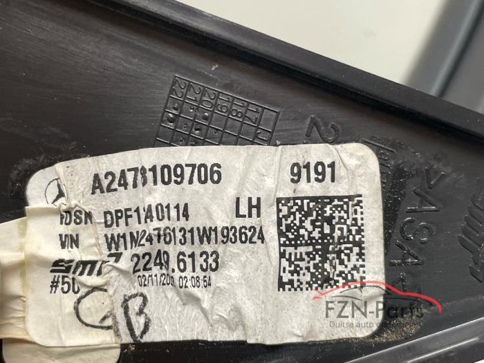 Mercedes-Benz GLB-Klasse X247 Zij buiten spiegel Links Inklapbaar Dimmend