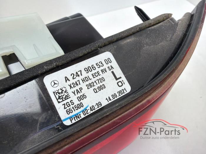 Mercedes-Benz GLB-klasse X247 Achterlicht Links Achterklep