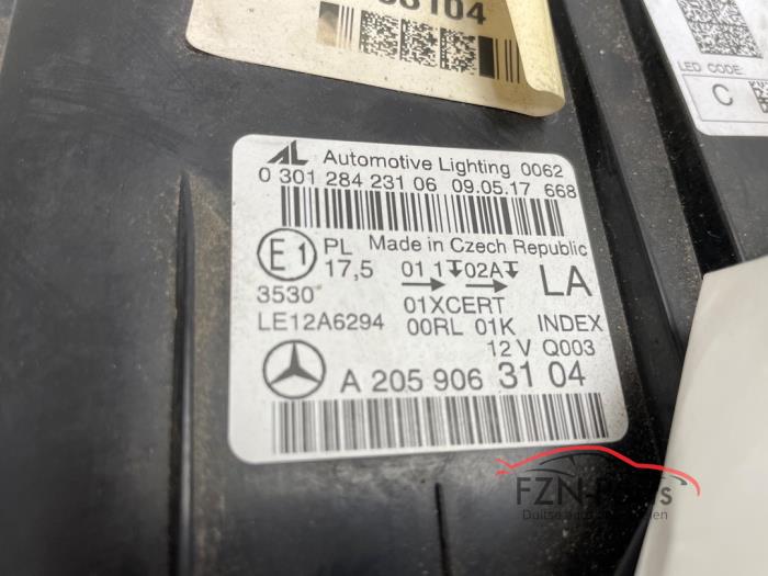Mercedes-Benz W205 C-Klasse Koplamp links LED Intelligent Light System