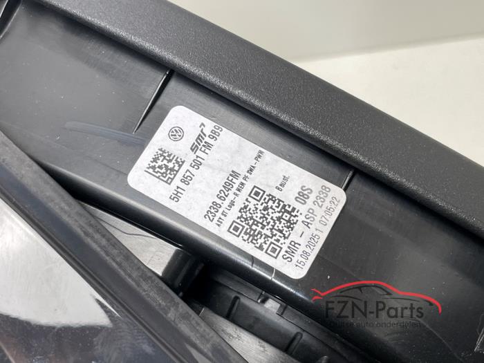 VW Golf 8 5H Facelift Zij buiten spiegel Links Klap Side Cam LA7C
