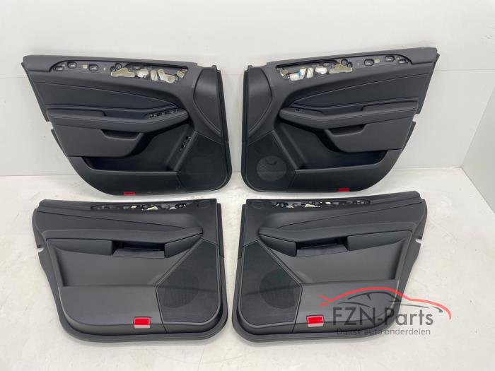 Mercedes-Benz X166 GL-Klasse Deurpanelen set Leer Leder Zwart
