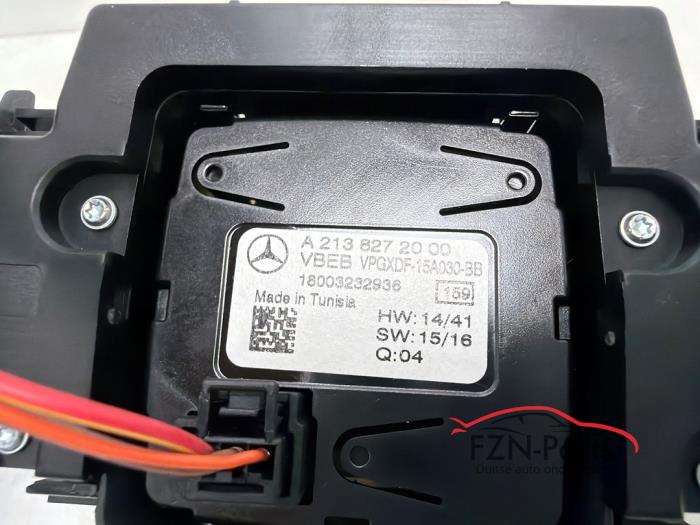 Mercedes-Benz E-Klasse W213 Bediening Middenconsole
