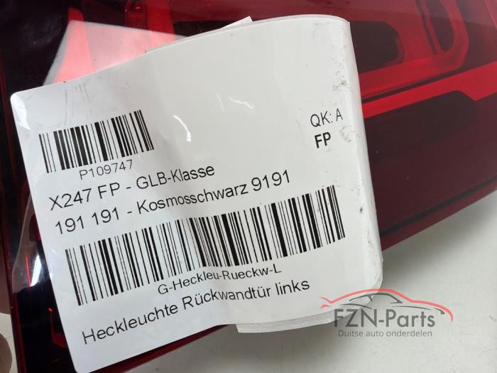 Mercedes-Benz GLB-klasse X247 Achterlicht Links Achterklep