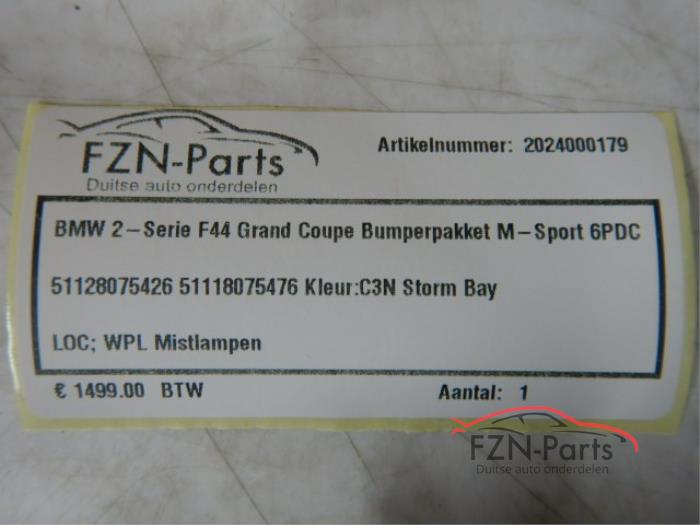 BMW 2-Serie F44 Grand Coupe Bumperpakket M-Sport 6PDC
