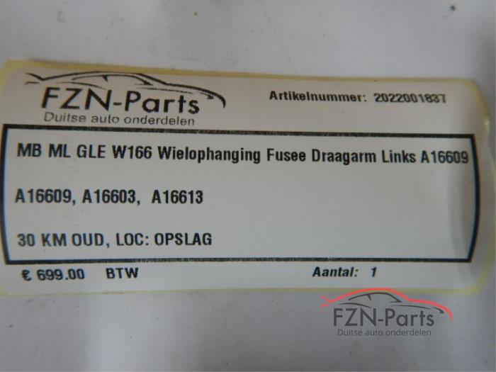 Mercedes-Benz ML GLE W166 Wielophanging Fusee Draagarm Links