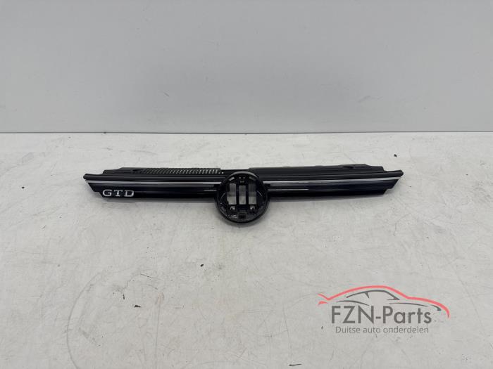 VW Golf 8 GTD Grille Hoogglans Zwart Chrome Verlicht