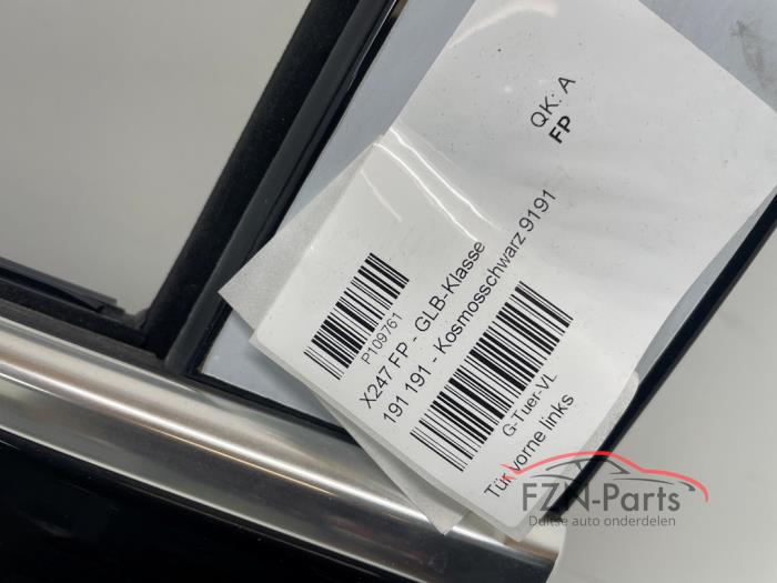 Mercedes-Benz X247 GLB-Klasse Portier Links-voor Zwart Chroom