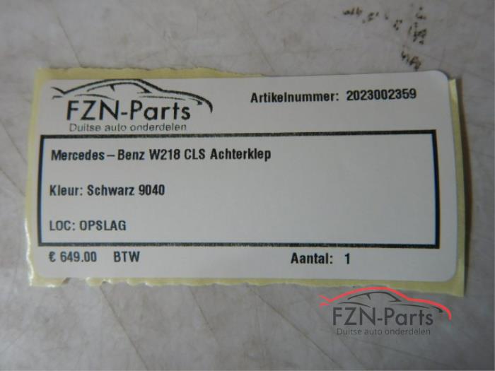 Mercedes-Benz W218 CLS Achterklep
