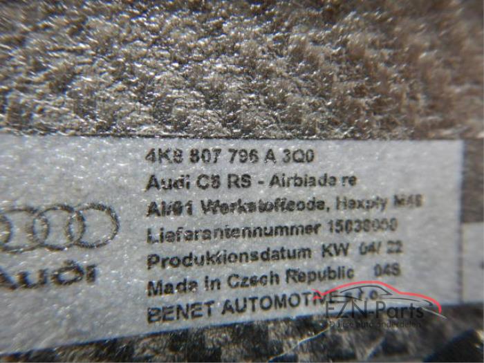 Audi RS6 RS7 C8 Carbon Inleg Voorbumper