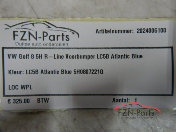VW Golf 8 5H GTI GTE GTD R-Line Voorbumper Donkerblauw
