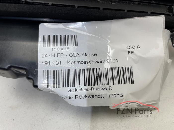 Mercedes-Benz H247 GLA-klasse achterlicht Rechts achterklep