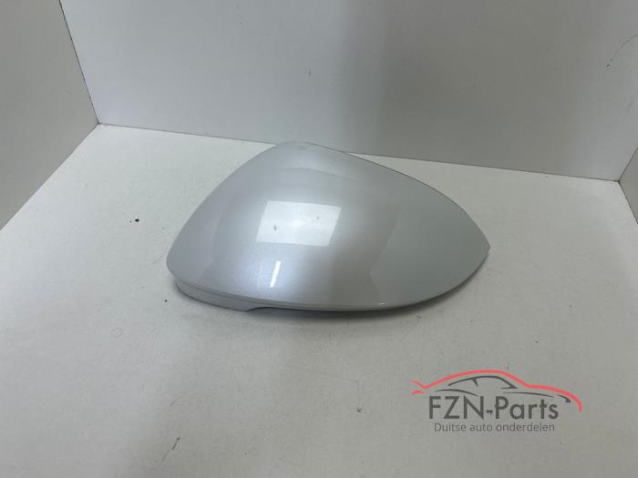 VW Golf 8 5H Spiegelkap Links Side assist Parelmoer wit