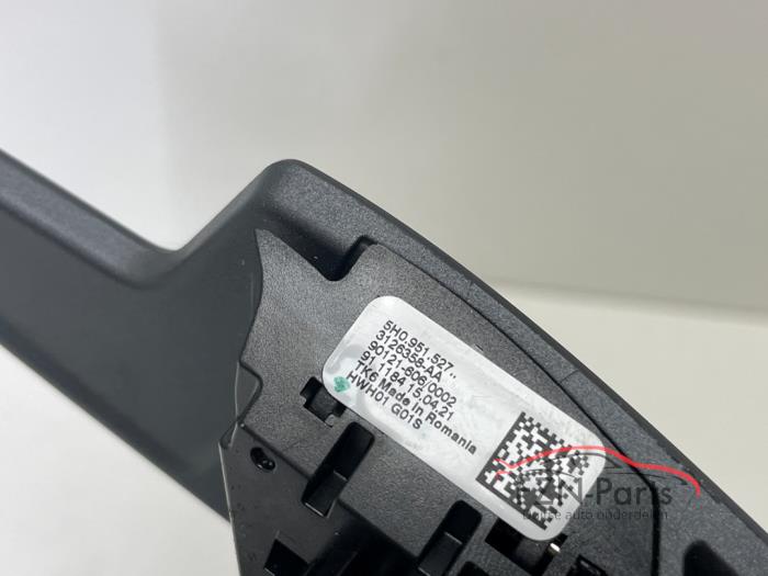 VW Golf 8 R Schakelflipper set Links Rechts Grijs