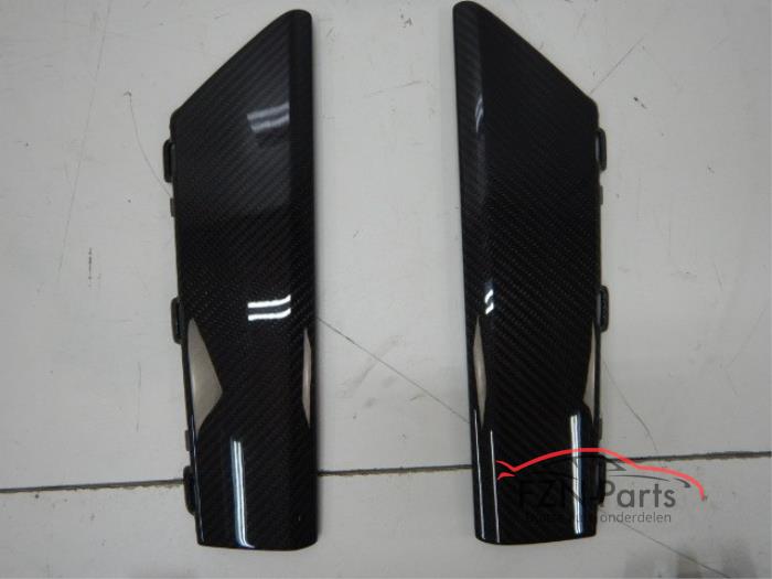 Audi RS6 RS7 C8 Carbon Inleg Voorbumper