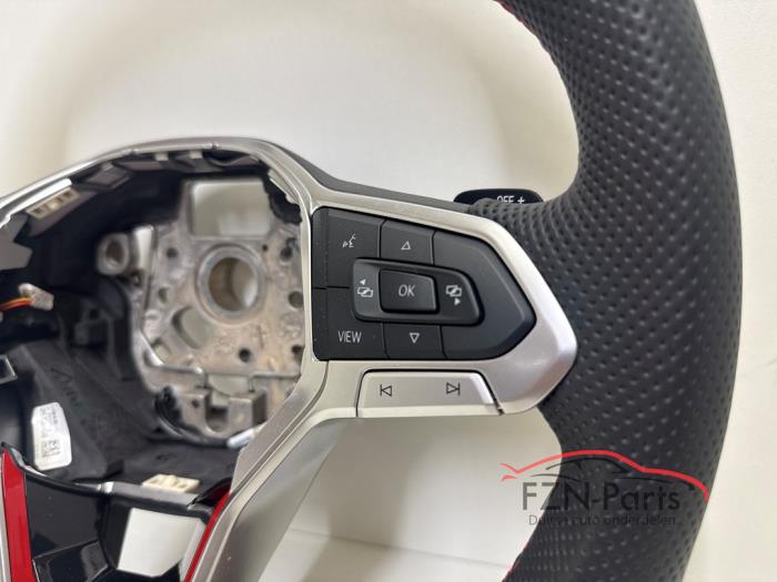 VW Golf 8 GTI Stuur Leer Leder Rood Stiksel MF+F1+ACC
