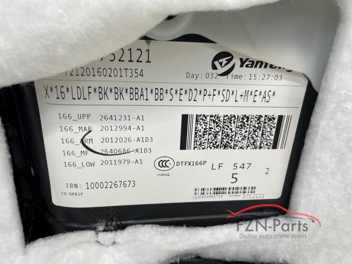 Mercedes-Benz X166 GL-Klasse Deurpanelen set Leer Leder Zwart