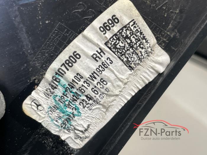 Mercedes-Benz GLB-Klasse X247 Zij buiten spiegel Rechts Zwart Inklapbaar