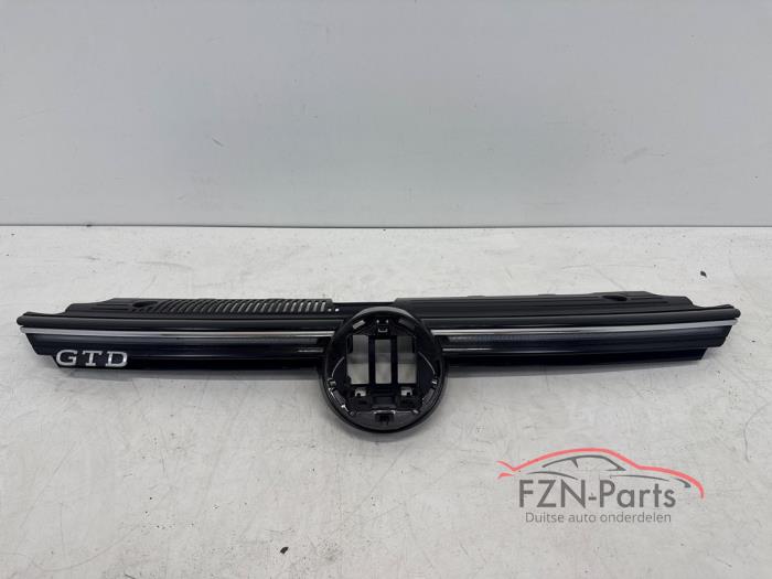 VW Golf 8 GTD Grille Hoogglans Zwart Chrome Verlicht