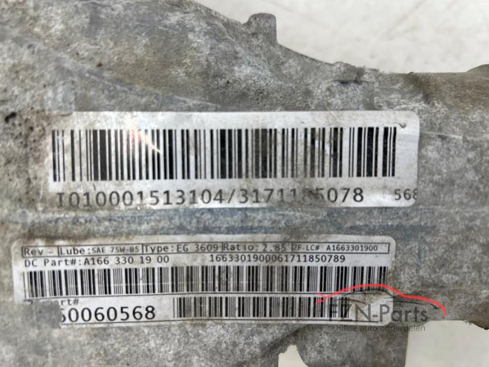 Mercedes-Benz GLE W166 Differentieel Cardan blok Voorzijde