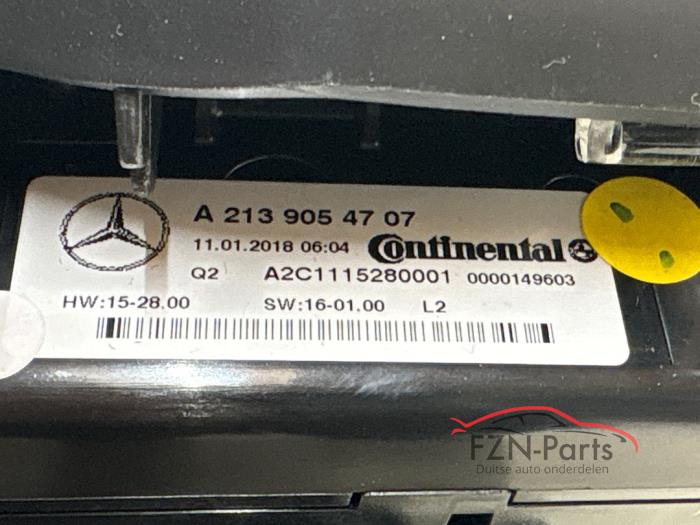 Mercedes-Benz W238 Cabrio Coupe Middenconsole Compleet