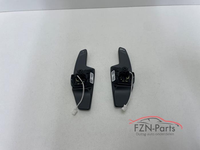 VW Golf 8 R Schakelflipper set Links Rechts Grijs