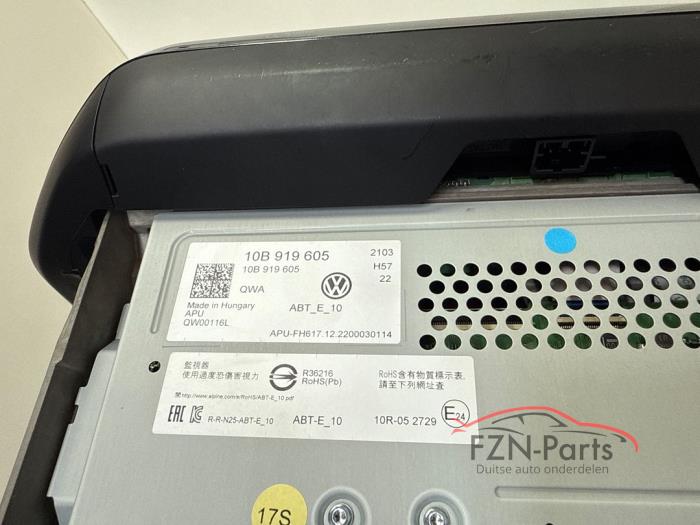 VW ID-Buzz 1T3 Navigatie display scherm