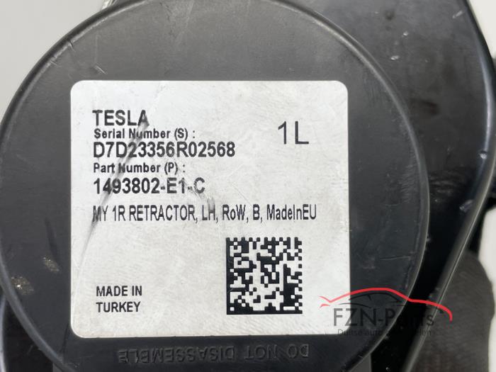 Tesla Model Y Gordel Links-voor