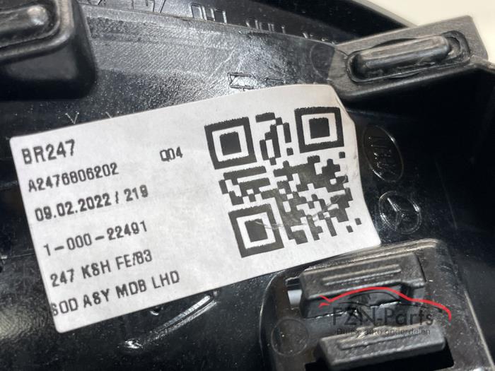 Mercedes-Benz GLA-Klasse H247 Inleg lijst Hoogglans zwart Dashboard