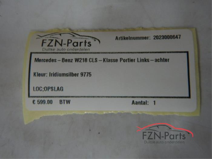 Mercedes-Benz W218 CLS-Klasse Portier Links-Achter