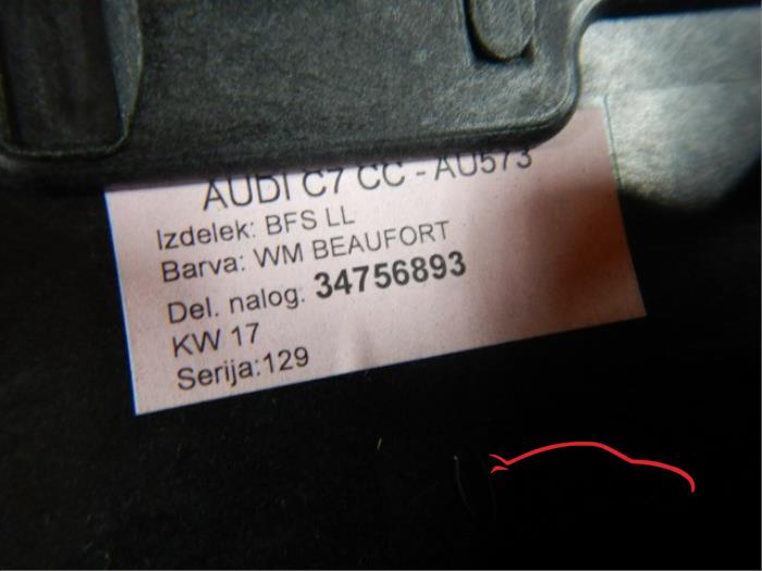 Audi A7 4G Inleglijst Dashboard Hout Bruin