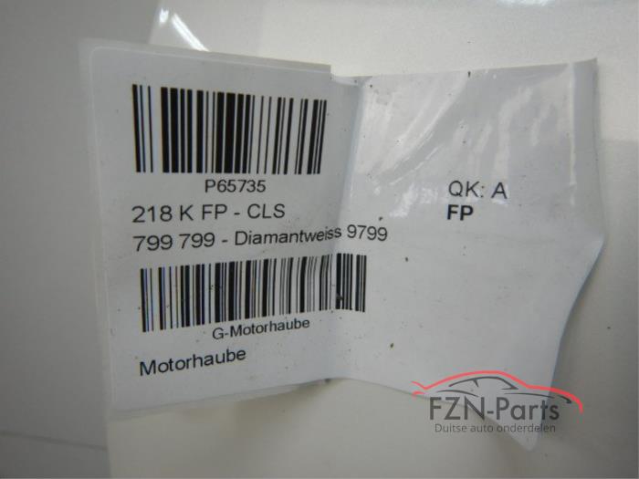 Mercedes-Benz CLS W218 Motorkap Diamantweiss