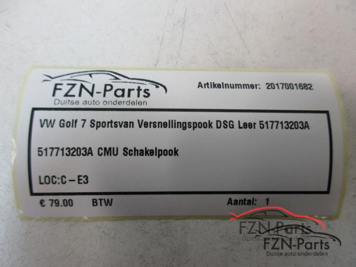 VW Golf 7 Sportsvan Versnellingspook DSG Leer