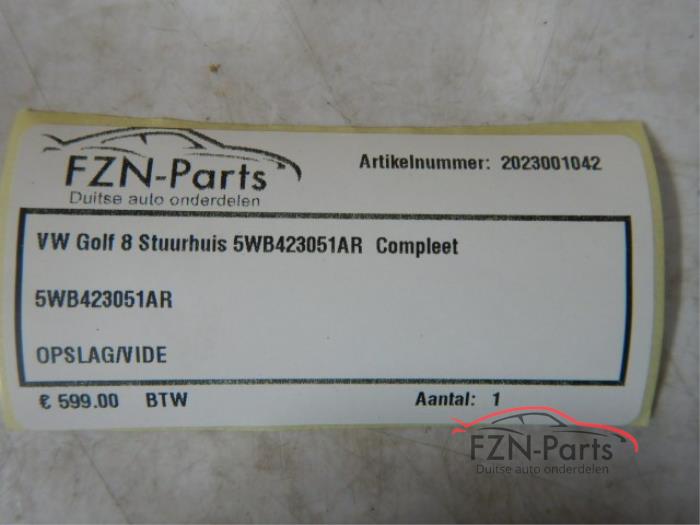 VW Golf 8 Stuurhuis 5WB423051AR Compleet