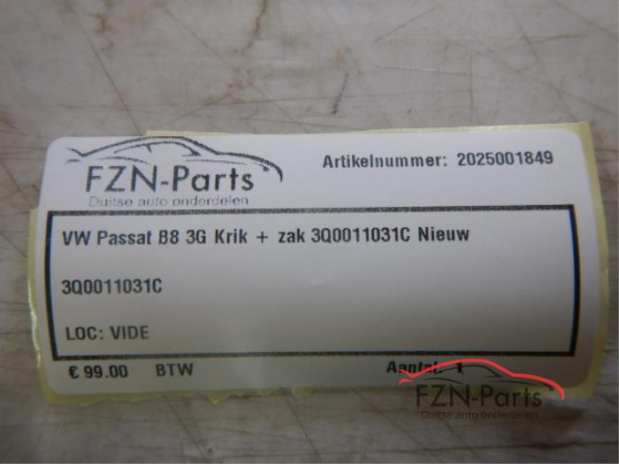 VW Passat B8 3G Krik + Zak