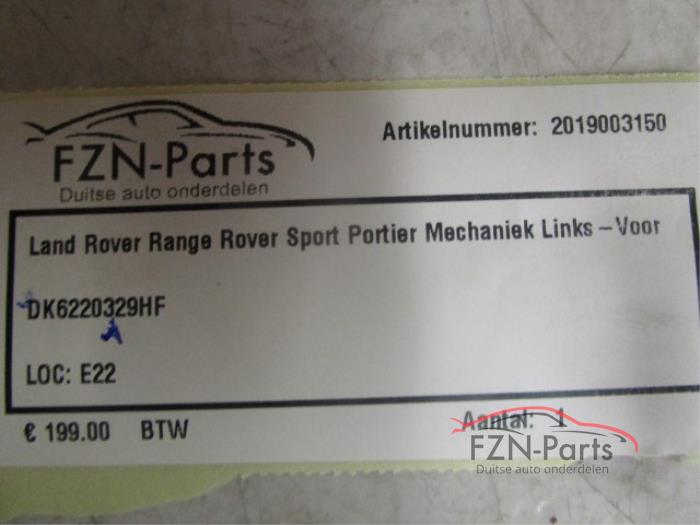 Land Rover Range Rover Sport Portier Mechaniek Links-Voor