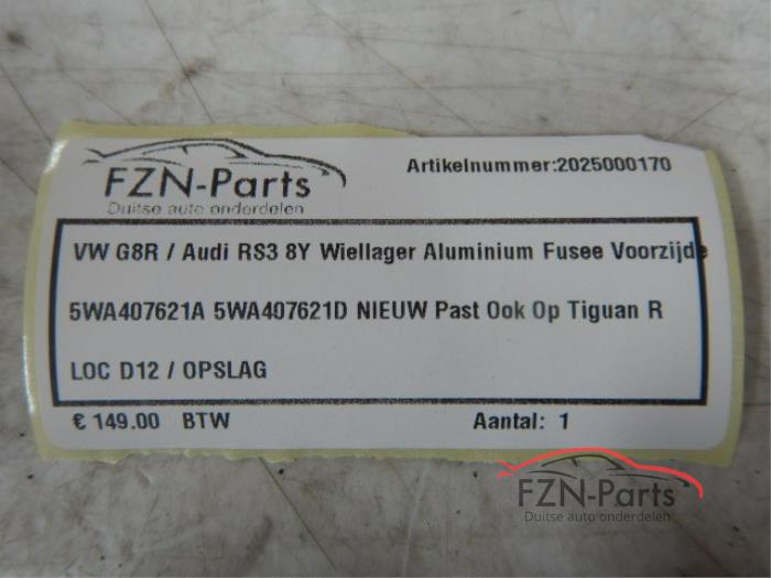 VW G8R / Audi RS3 8Y Wiellager Aluminium Fusee Voorzijde