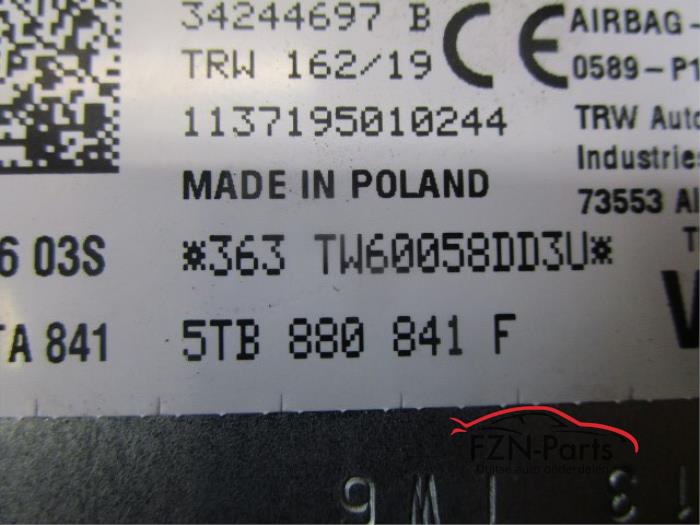 VW Touran 5TA / Tiguan 5NA Knee Airbag