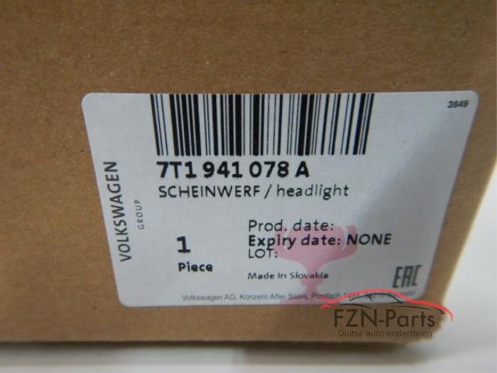 VW Transporter T7 Multivan Right LED Headlight