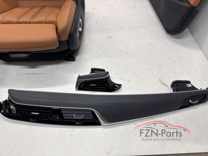 BMW 5-Serie G30 LCI Sport Interieur Leder Cognac Compleet